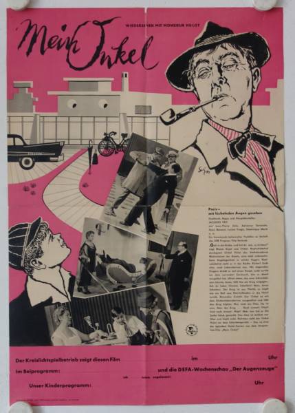Mein Onkel originales DDR Filmplakat